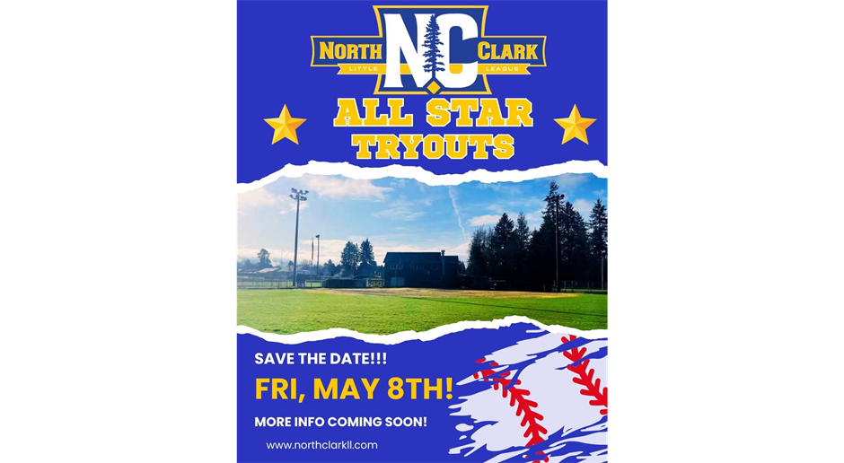 All Star Tryouts Friday 5/8!1